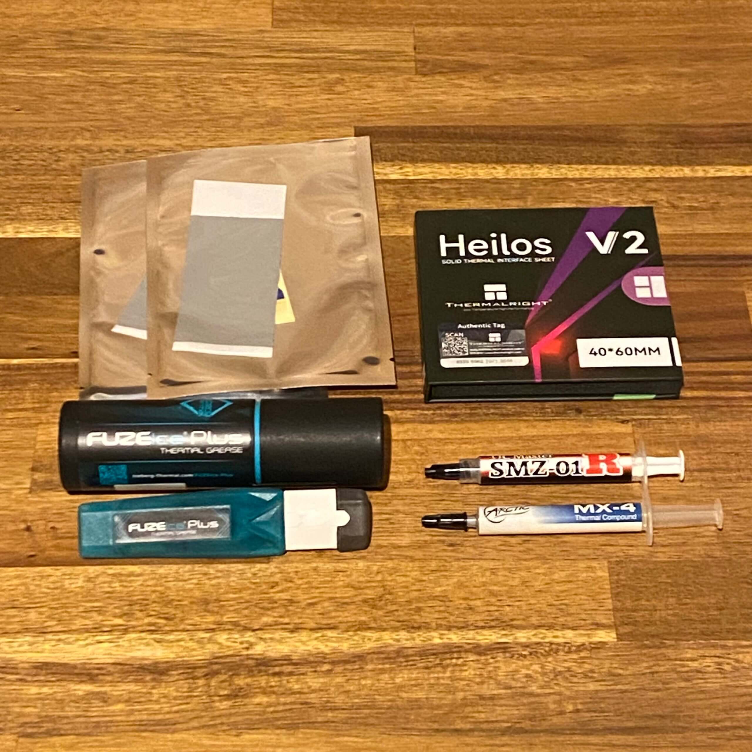 THERMALRIGHT CPUクーラー 相変化グリス まとめ売り 比較】CPUグリス＆相変化シートレビュー｜PTM7950・Heilos V2・SMZ-01R